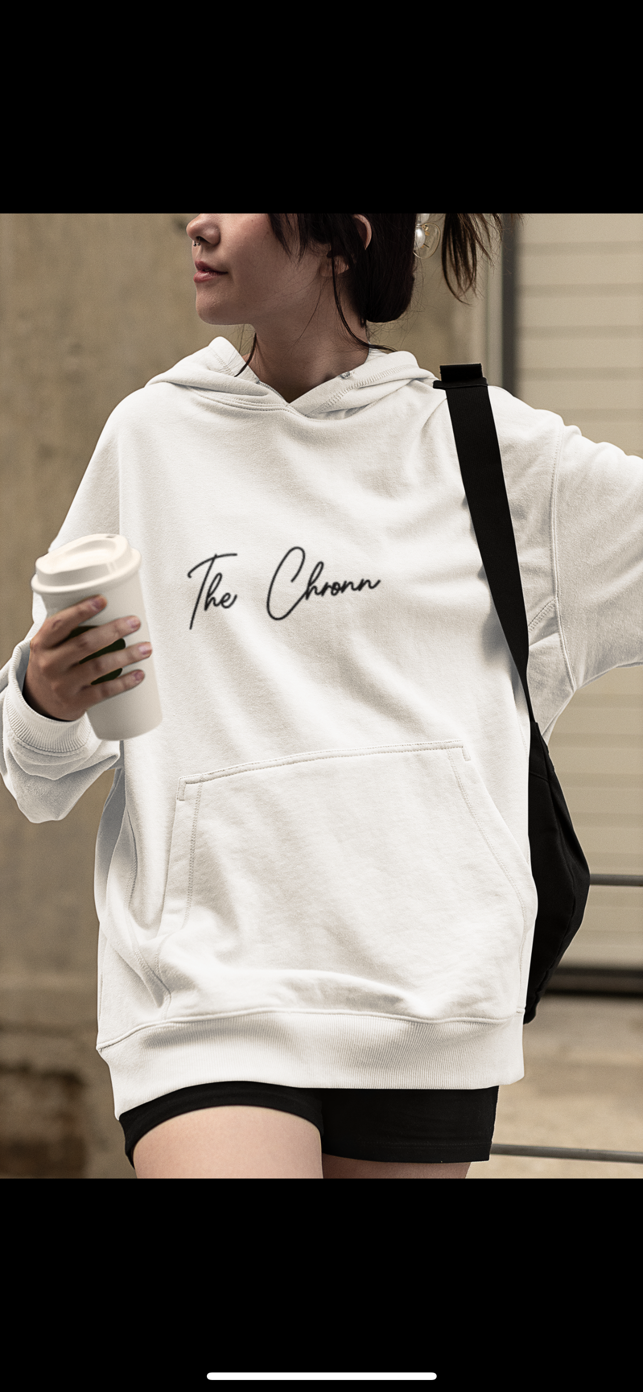 The Chronn - Chill- White Hoodie