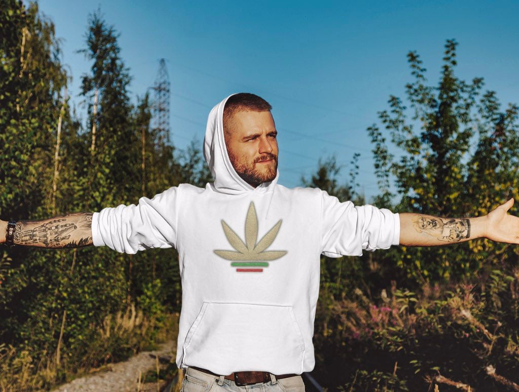 The Chronn Logo Large White Hoodie